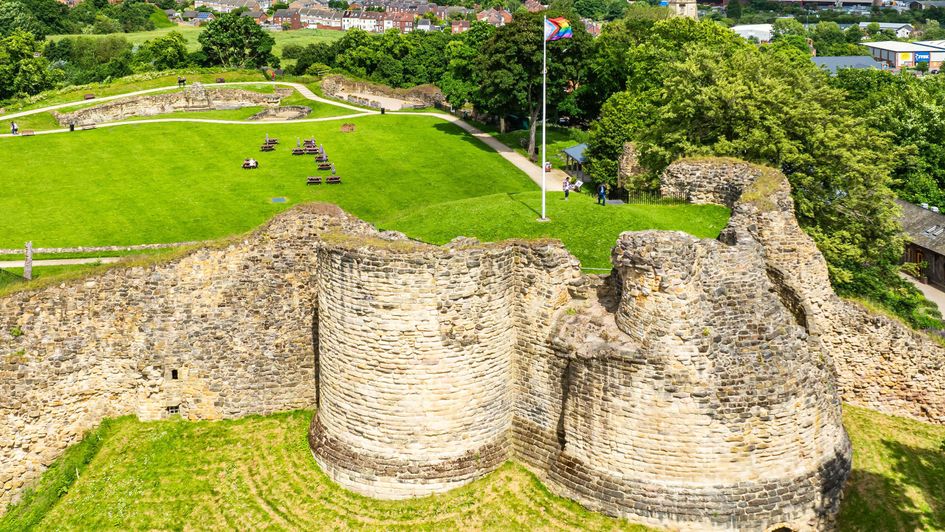Pontefract Castle - now