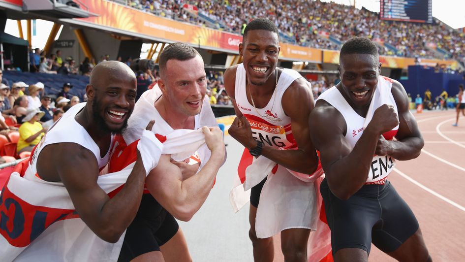 England's victorious team