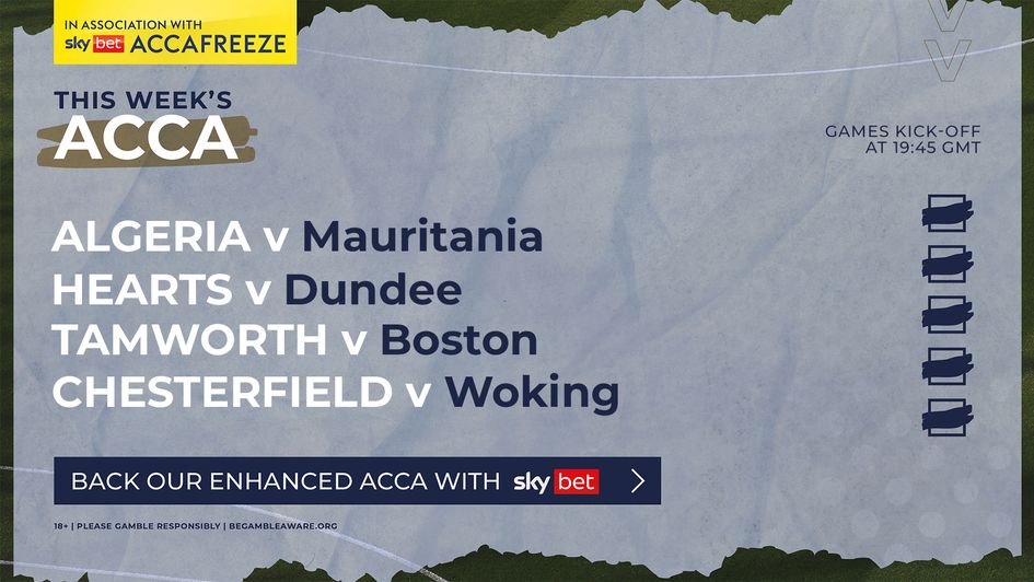 Adjusted This Week's Acca - January 23