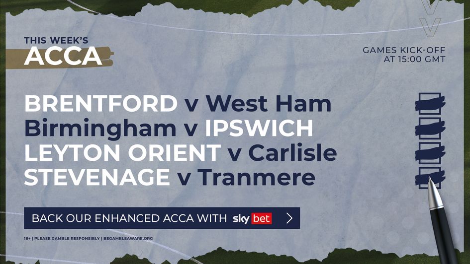 This Week's Acca selections - November 4