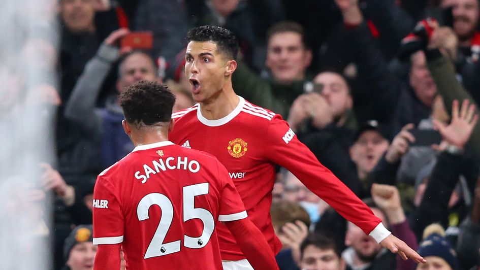 Cristiano Ronaldo celebrates his 800th goal