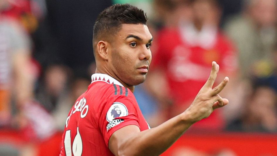 Casemiro could make his full Premier League debut in the Manchester derby