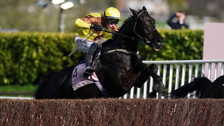 Galopin Des Champs jumps the last