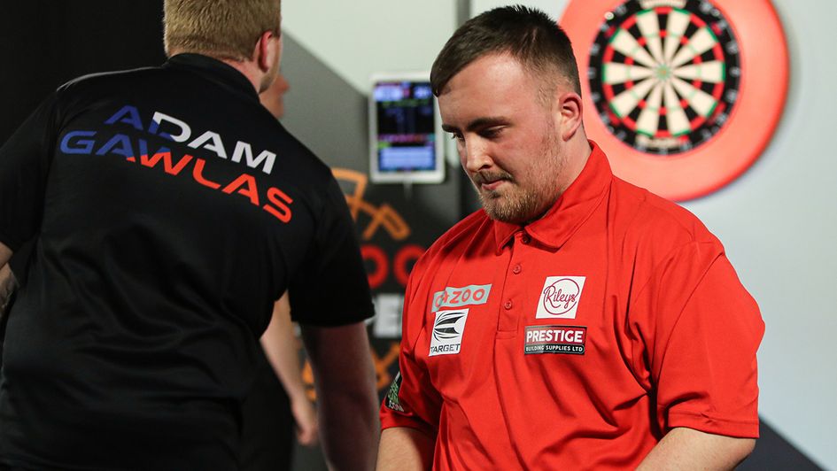 Luke Littler at the UK Open in 2023