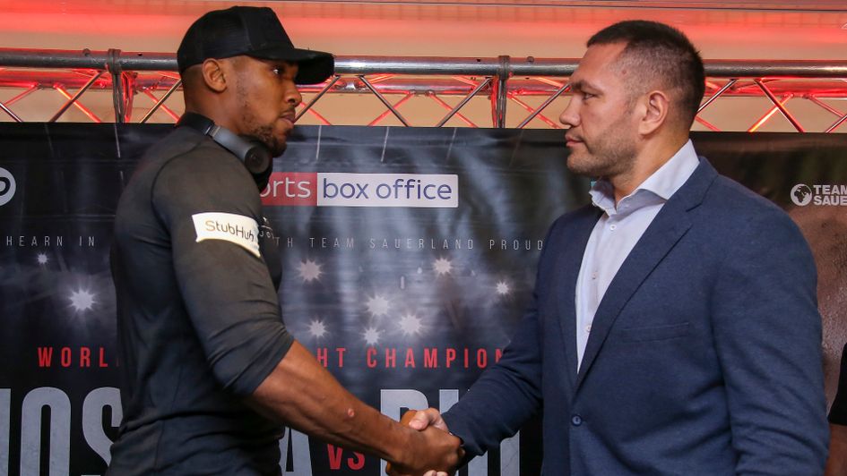Anthony Joshua and Kubrat Pulev
