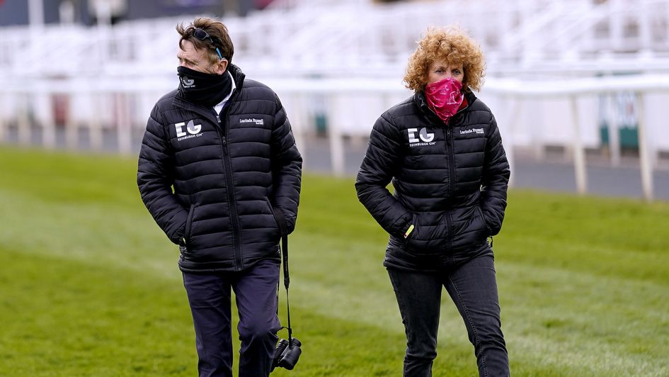 Peter Scudamore and Lucinda Russell