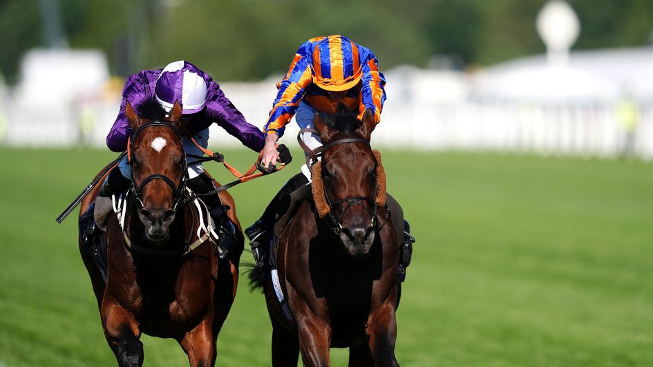 Causeway (right) justifies even-money favourite at Royal Ascot