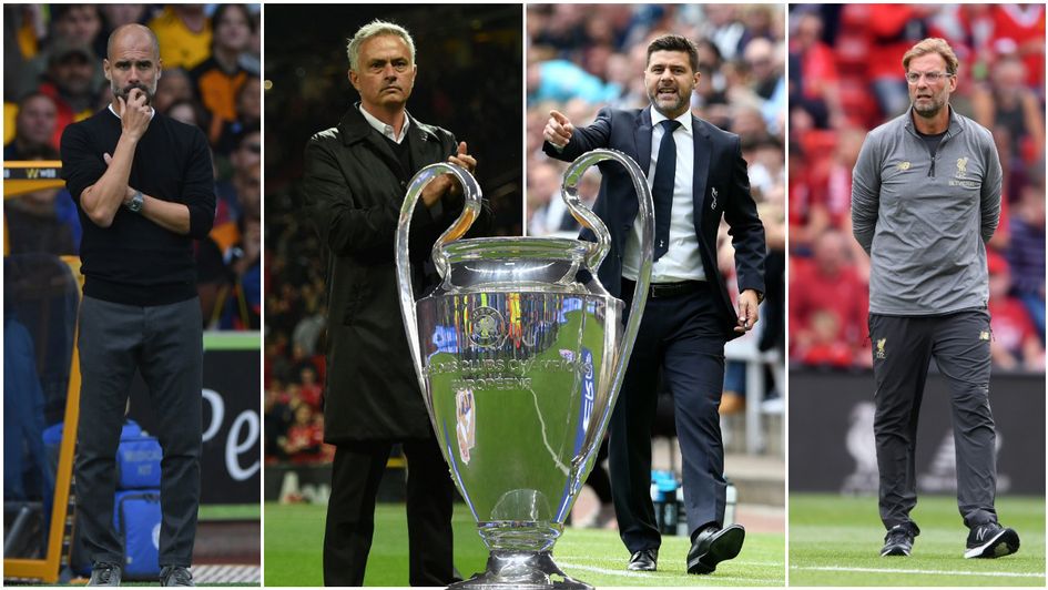 Pep Guardiola, Jose Mourinho, Mauricio Pochettino and Jurgen Klopp now know who their respective sides will face in the Champions League group stages