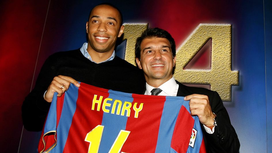 Thierry Henry signed for Barcelona in 2007