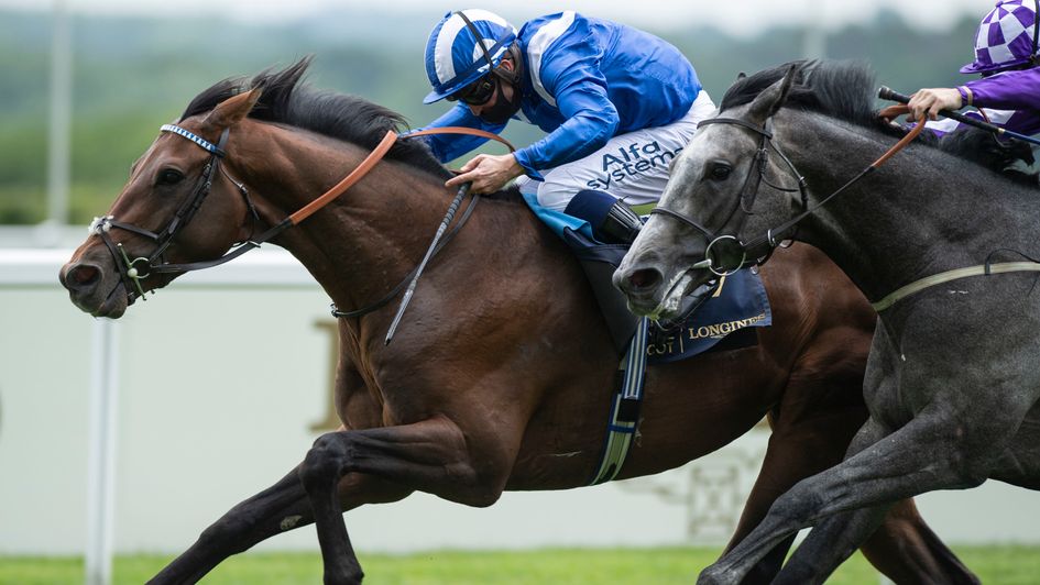 Jim Crowley drives Hukum to victory at Royal Ascot