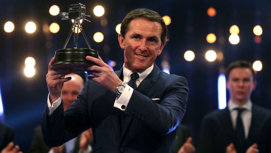 Sir Anthony McCoy with his Sports Personality Of The Year trophy