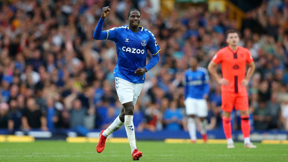 Abdoulaye Doucoure celebrates