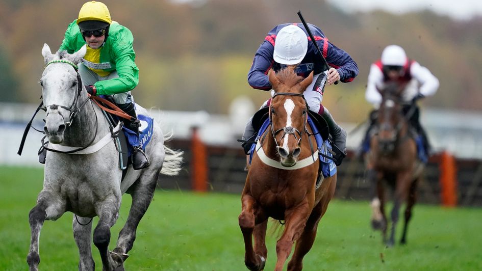 Buzz (left) surgest past Song For Someone