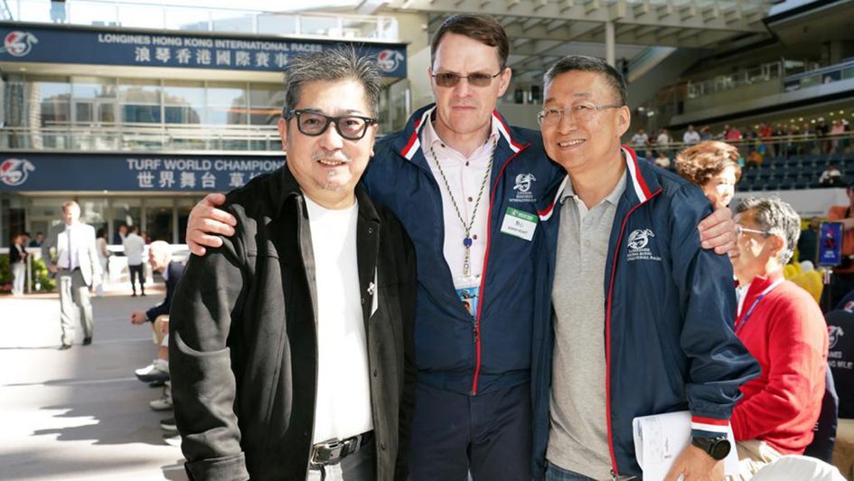 Stanley Chan with Aidan and Danny Shum