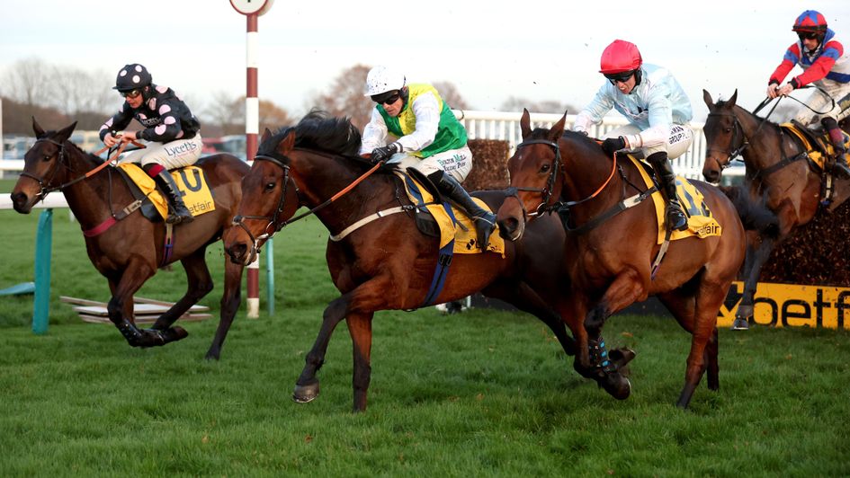 Famous Bridge (centre) goes to the front