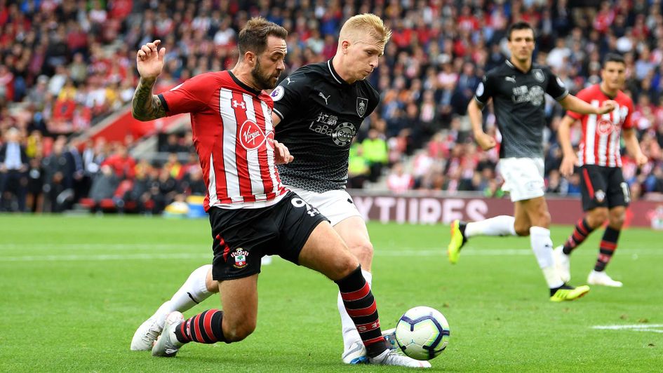 Dany Ings in action for Southampton against Burnley