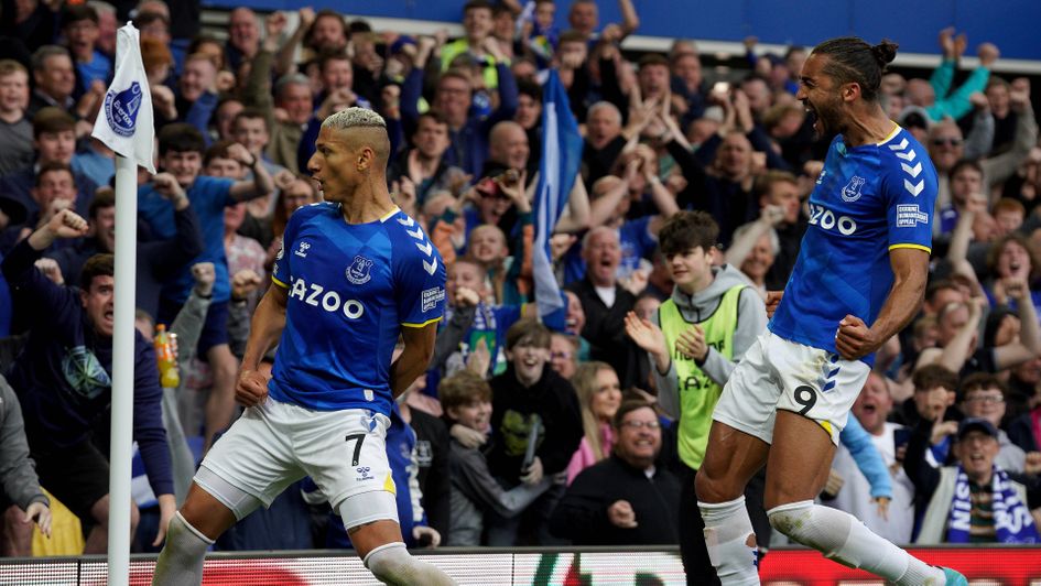 Dominic Calvert-Lewin's late goal guaranteed Everton's place in the Premier League