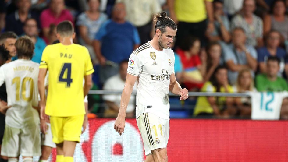 Gareth Bale scored twice and was sent off for Real Madrid