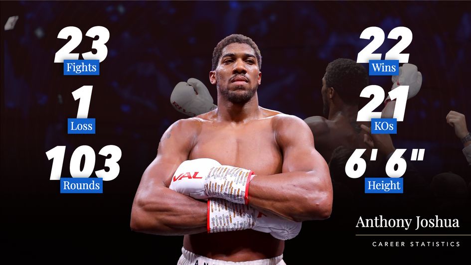 Anthony Joshua's career stats
