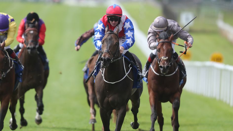 Gustavus Weston in winning form at the Curragh