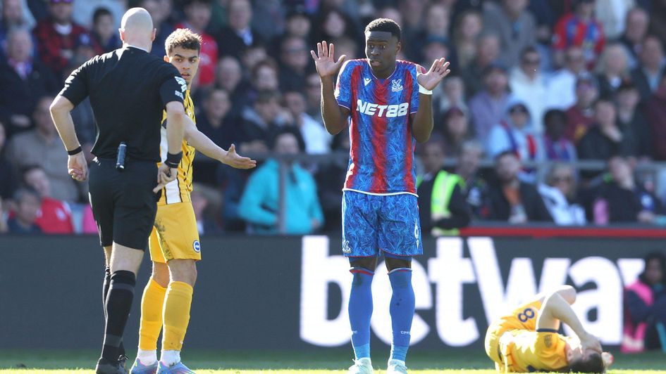 Marc Guehi was one of three dismissals at Selhurst Park