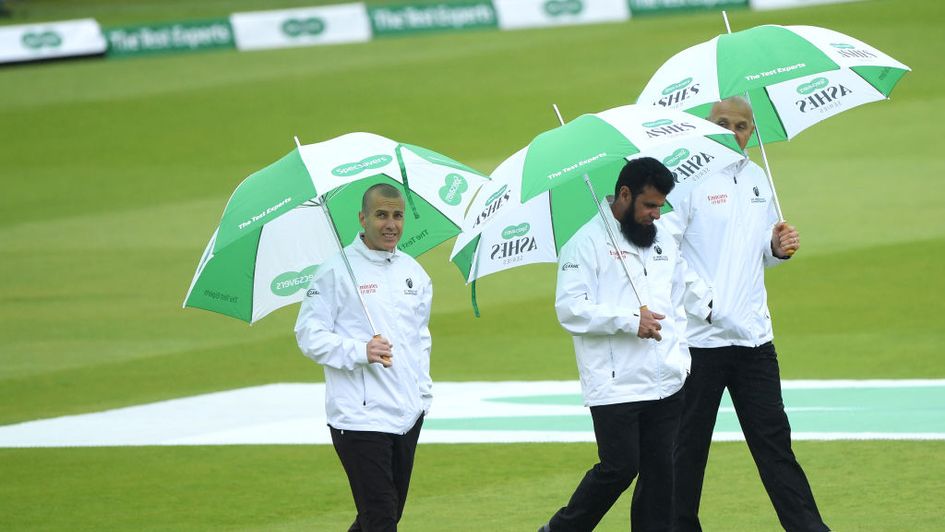 Rained washed out the first day at Lord's