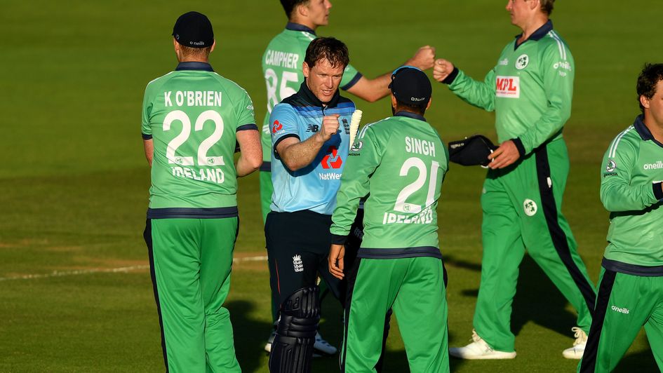 England captain Eoin Morgan after victory over Ireland