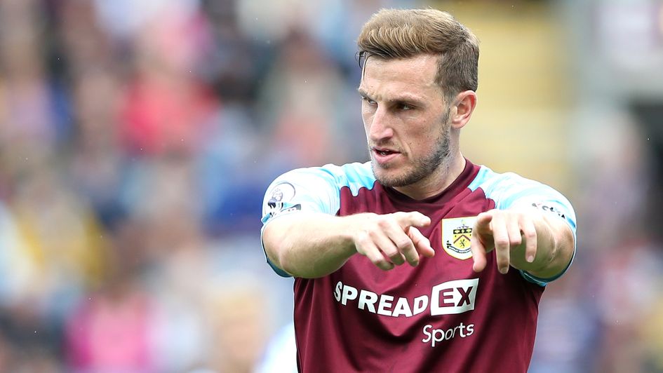 Burnley striker Chris Wood