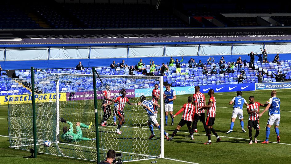 Jeremie Bela scores Birmingham's winner against Brentford