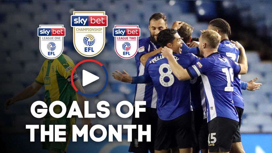 Scroll down to watch all the EFL Goals of the Month winners for October
