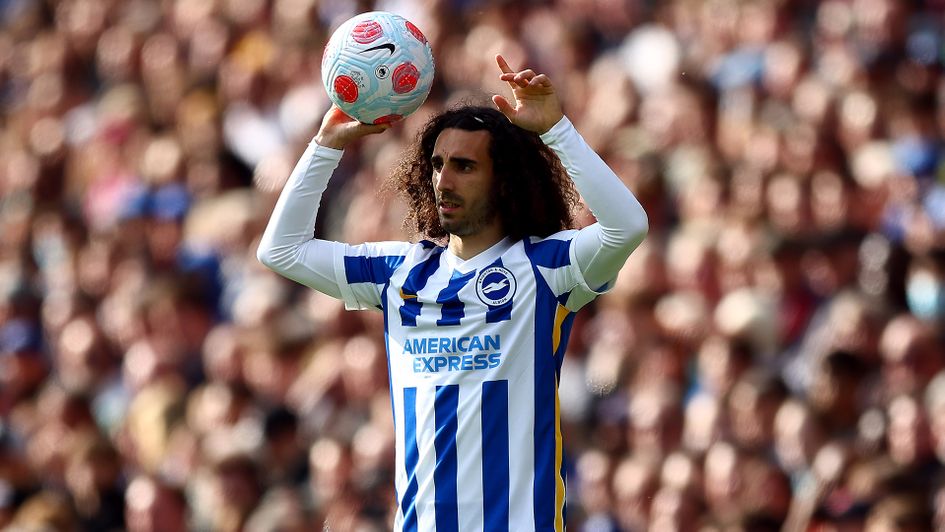 Marc Cucurella in action for Brighton