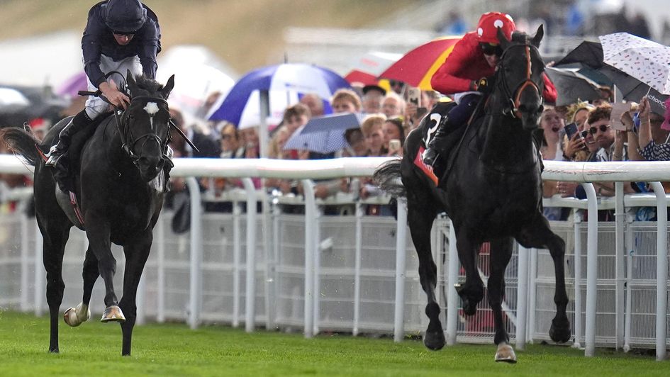 Coppull (right) wins at Goodwood