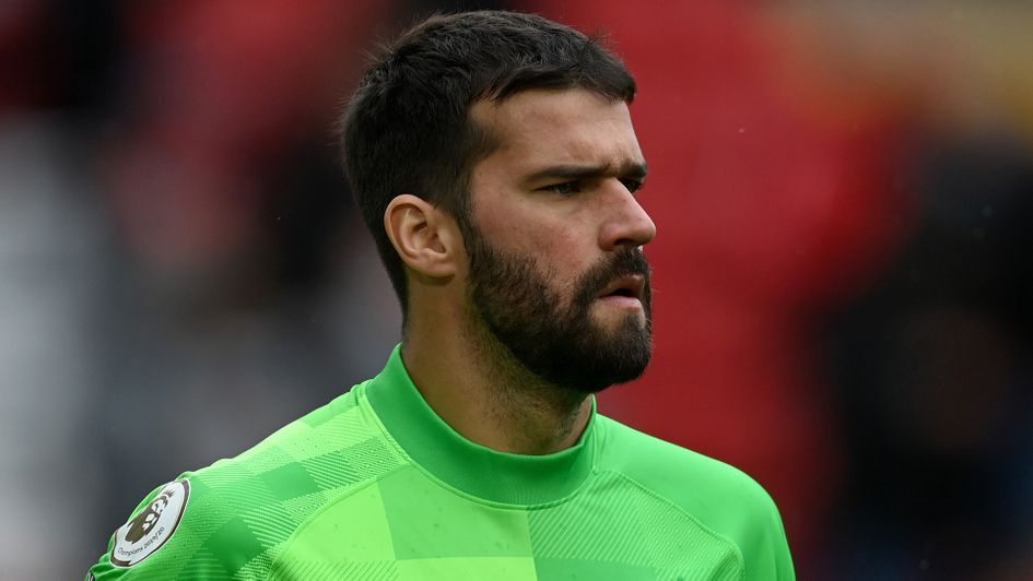 Liverpool goalkeeper Alisson