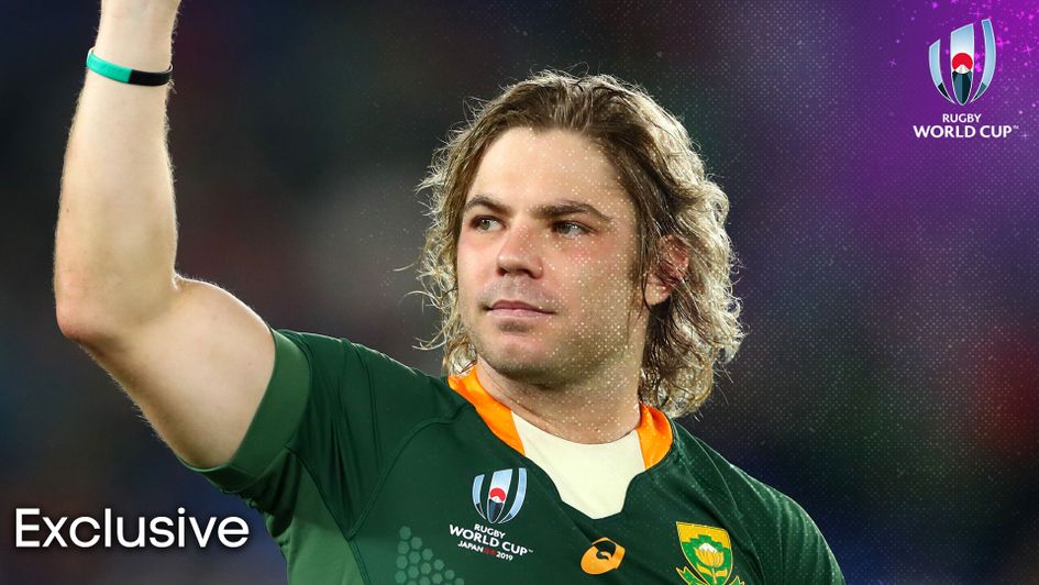 Faf de Klerk is a key player for South Africa in Saturday's Rugby World Cup final against England