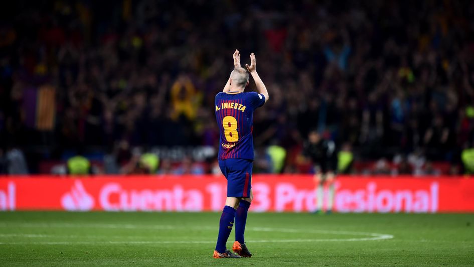 Barcelona and Spain hero Andres Iniesta