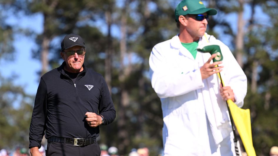 Phil Mickelson during a dazzling run into second place at Augusta
