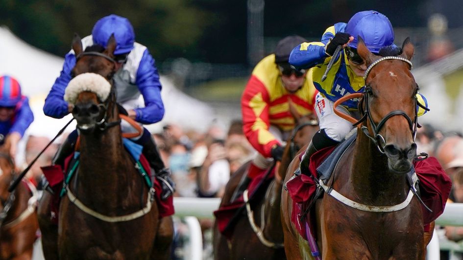 Hollie Doyle and Trueshan win the Goodwood Cup