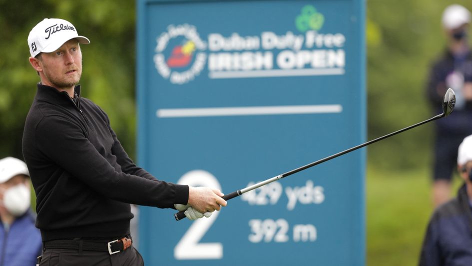 Justin Harding in action at the Irish Open