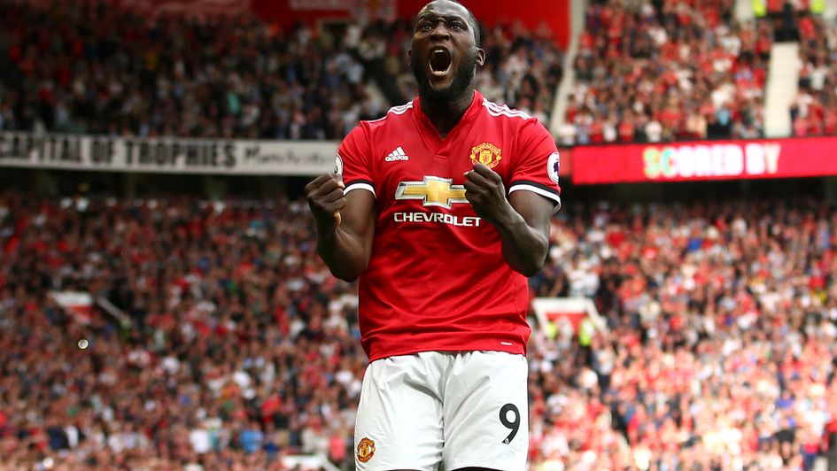 Romelu Lukau celebrates 