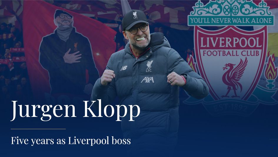 Jurgen Klopp celebrates five years in charge of Liverpool