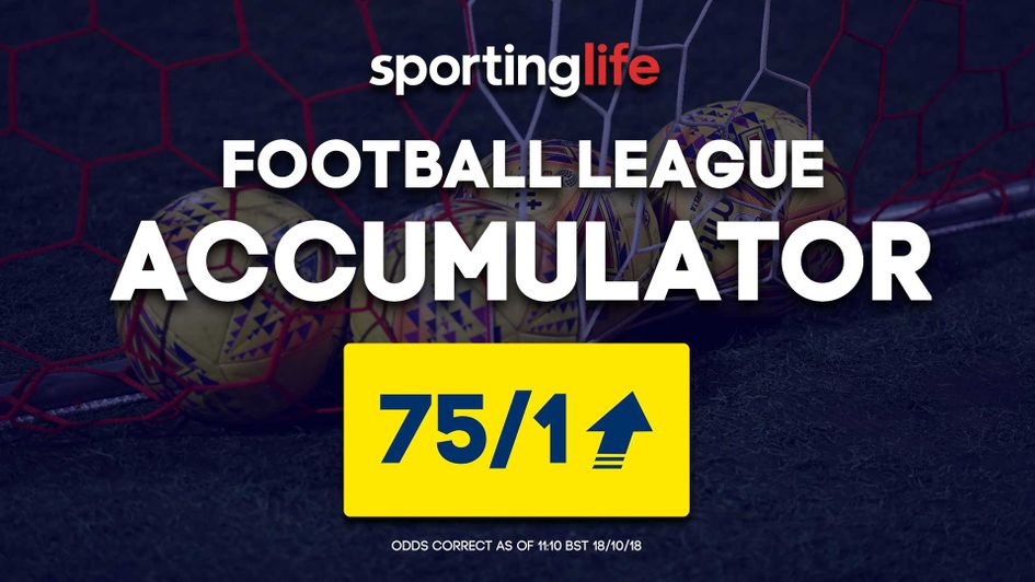 You can back the Sporting Life Accumulator at 75/1 on Saturday