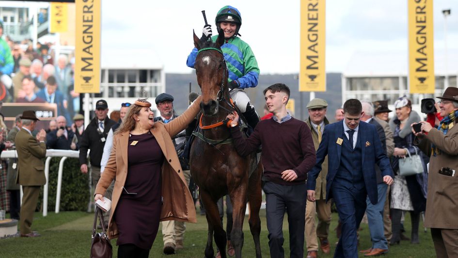 It Came To Pass enters the winners' enclosure