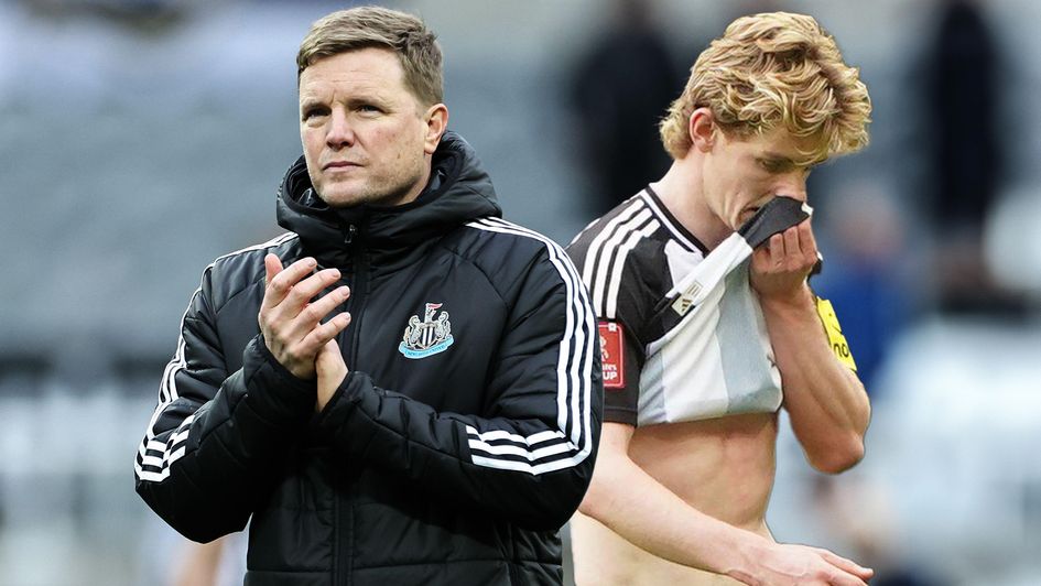 Eddie Howe and Anthony Gordon