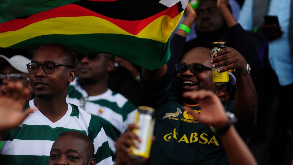 Zimbabwe rugby fans in happier times