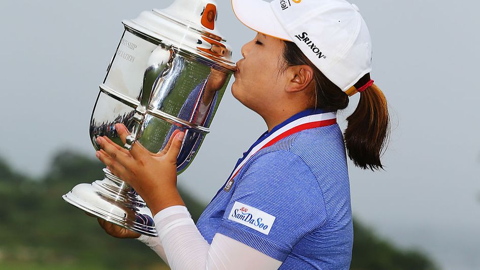 Inbee Park is taken to win the US Women's Open for a third time