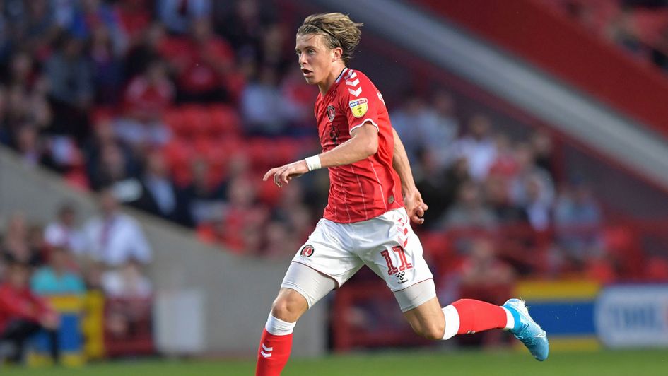 Conor Gallagher in action for Charlton