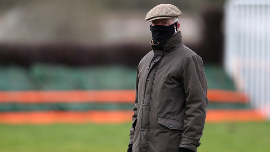 Willie Mullins pictured on the Cheltenham gallops