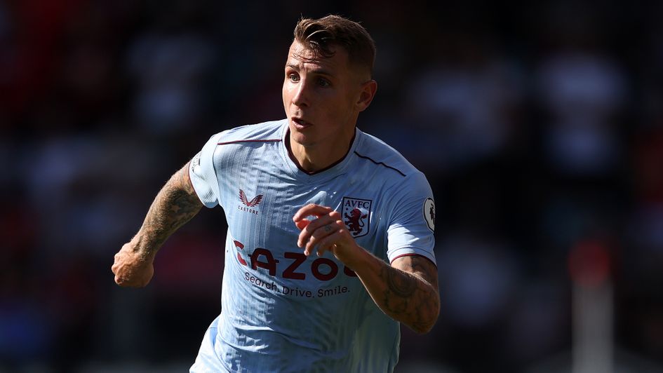 Aston Villa's Lucas Digne