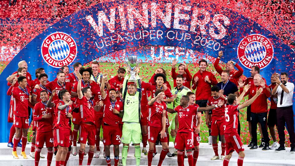 Champions League winners Bayern Munich beat Sevilla to lift the Super Cup