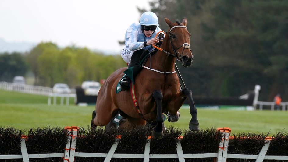 Rachael Blackmore and Honeysuckle clear the last